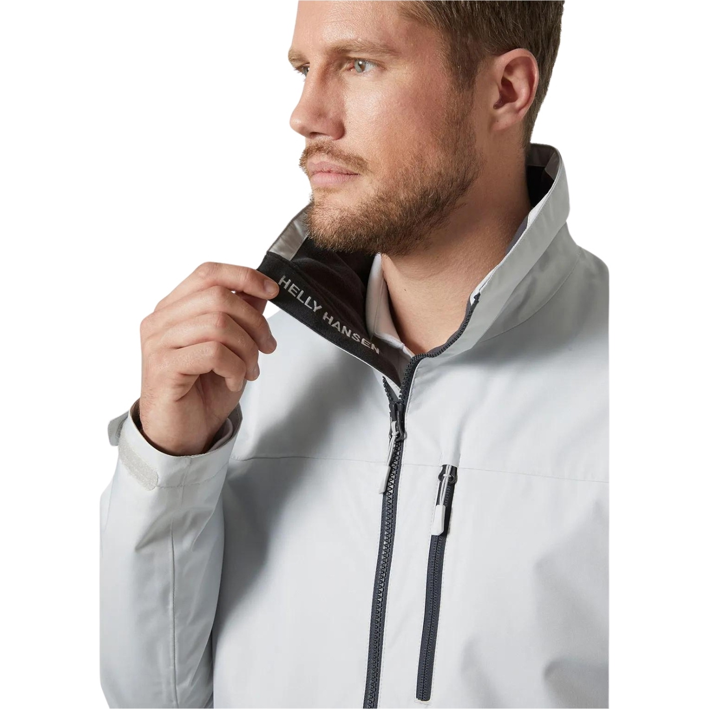 2026 Helly Hansen Mens Crew Midlayer Sailing Jacket 2.0 34444 - Grey Fog